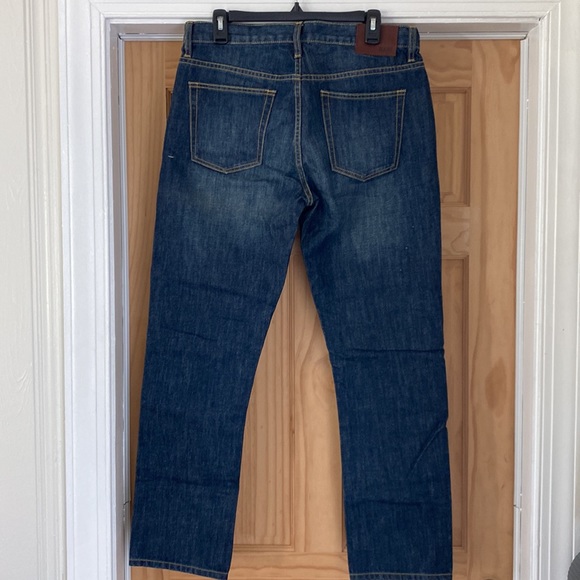 CCS 34x30 Skinny Fit Straight Leg Mens Blue Jeans - Picture 2 of 4